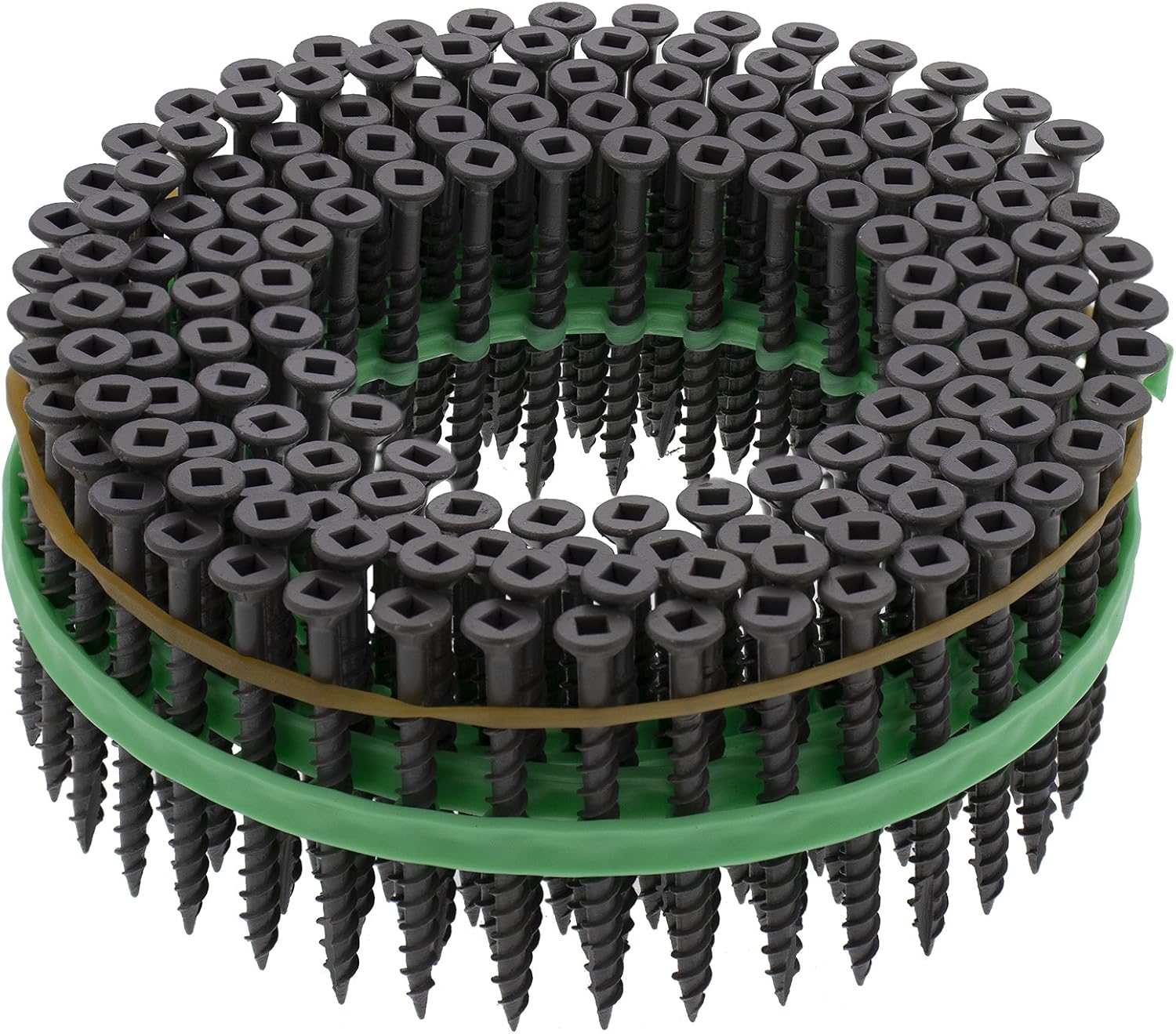 MURO North America Speed Driver Auto Feed Screw Gun Driver Coil System Gray Epoxy Shield Guard #8 x 2' Square Flathead Exterior Screws & 10 Square Driver Bits
