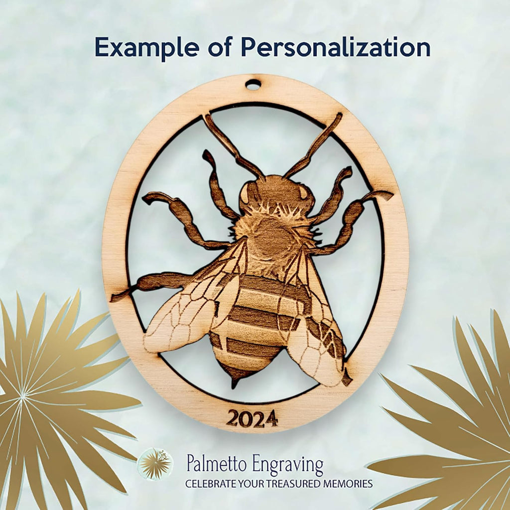 10PK Bumble Bee Ornaments for Tree, Personalized Bee Gifts for Beekeepers, Bee Keeping Gift Ideas, Unique Summer Christmas Decorations, Bumblebee Christmas Ornaments