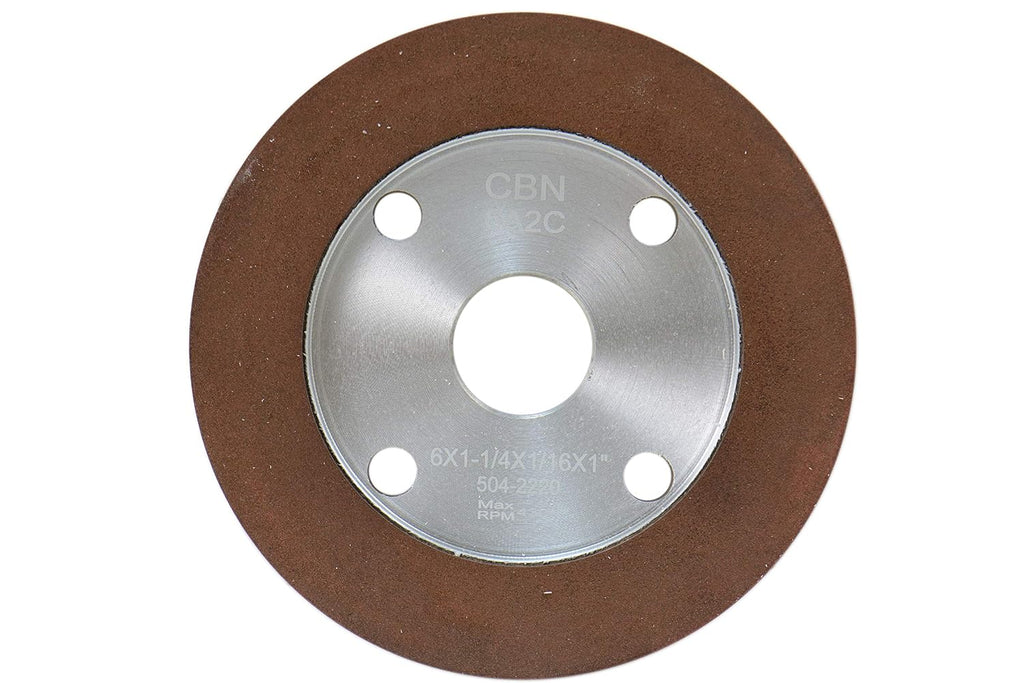 Shars 6 x 3/4 x 1-1/4 x 1/16 x 3/4 6A2C CBN Plain Cup Wheel 150 Grit New 504-2218 S|