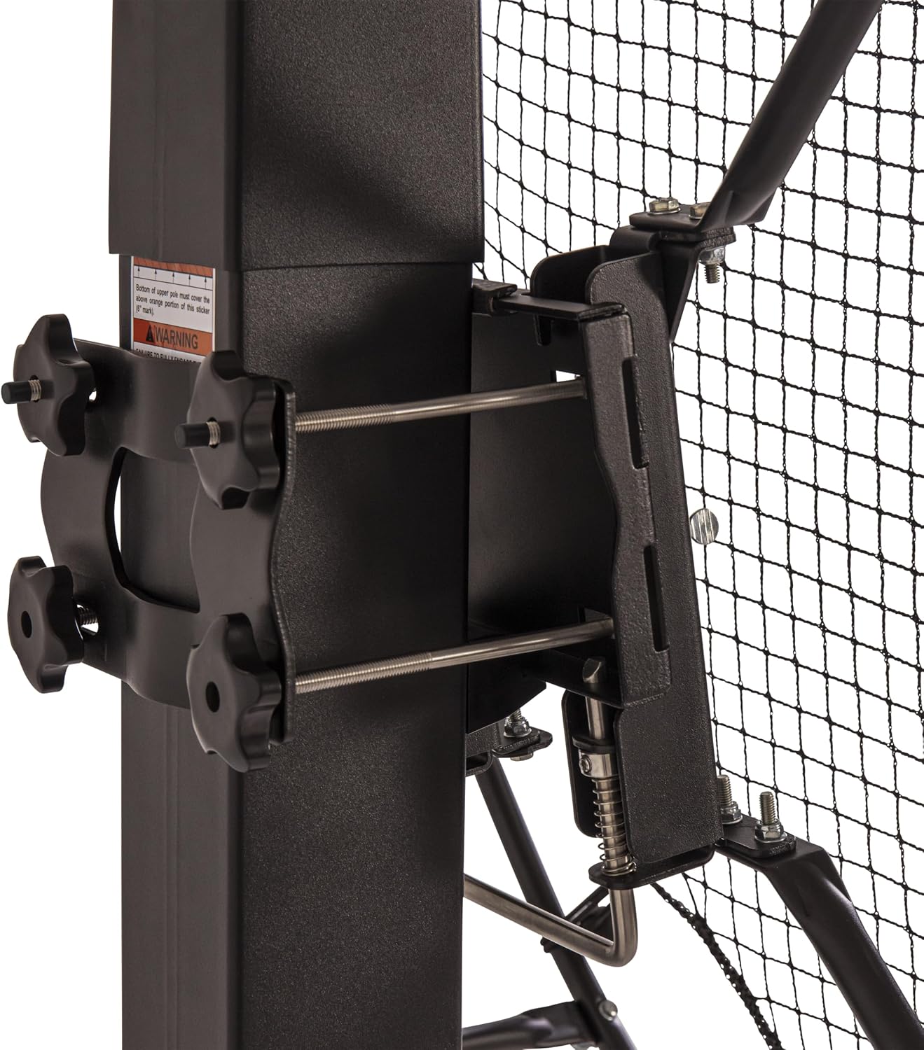 Silverback Multi-Sport Training Rebound Passback Net - Basketball Rebounder - Multisport Rebounder,Black