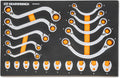 GEARWRENCH 19 Piece Specialty Ratcheting SAE Wrench Set in Foam Storage Tray - GWMSSRWSAE