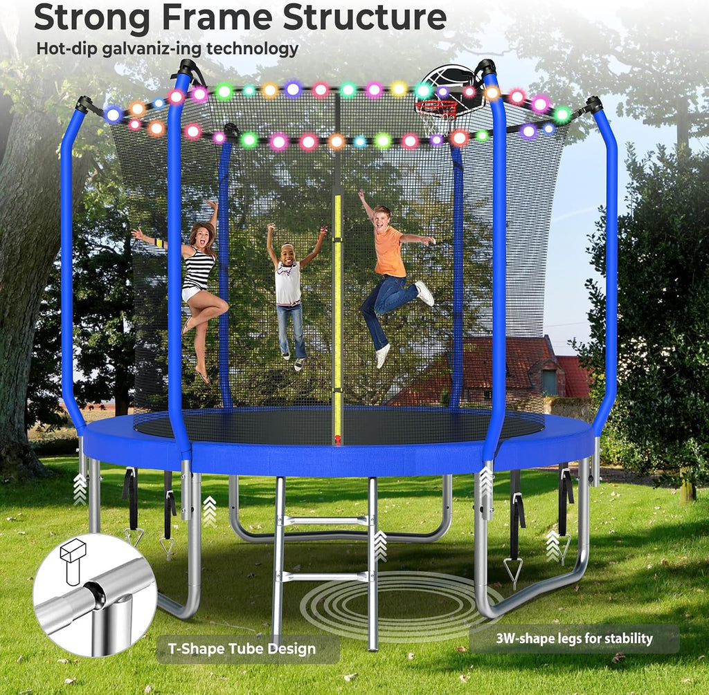 Lyromix Upgraded 16FT Trampoline for Kids and Adults