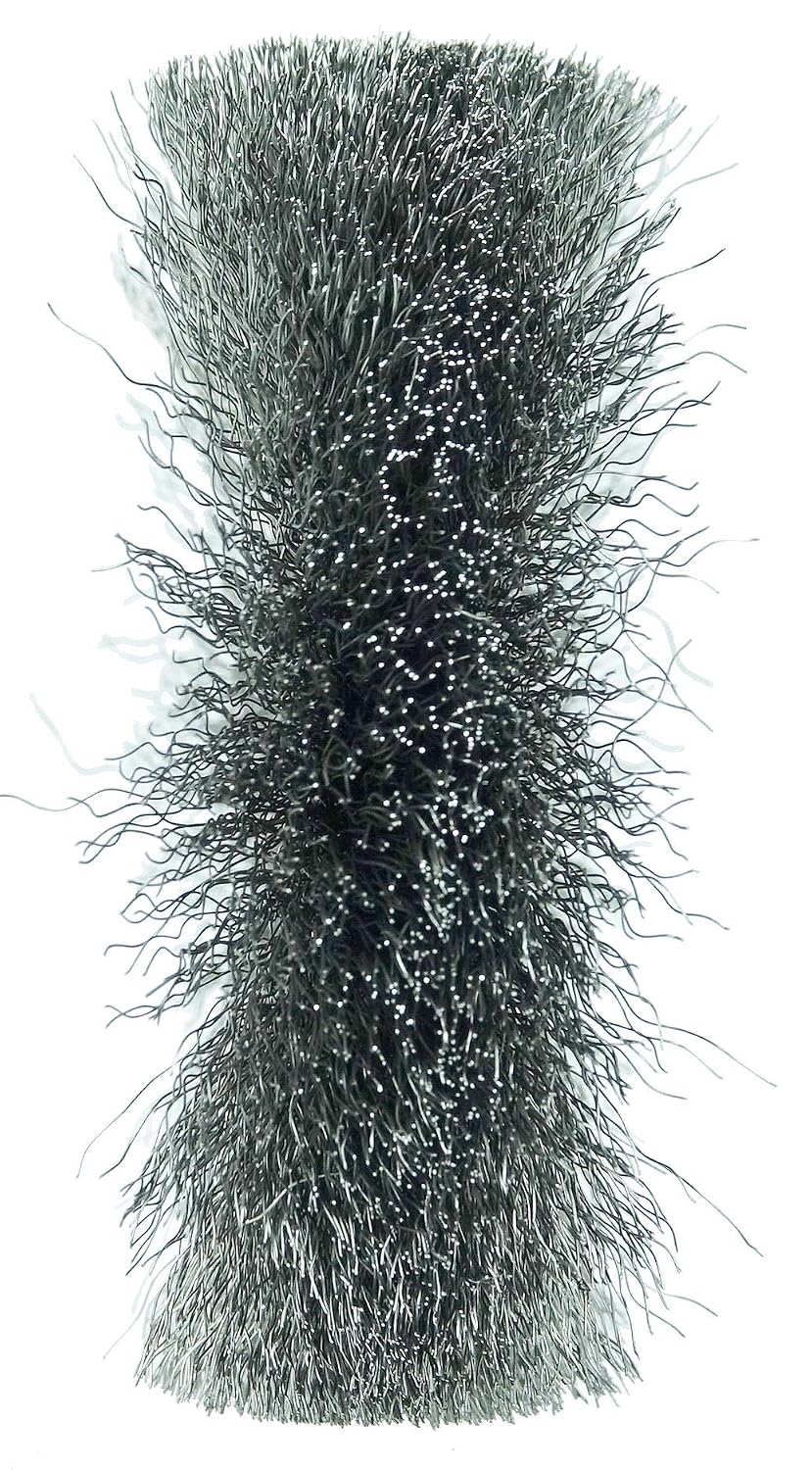 Weiler 99551 3' Crimped Wire Wheel, .003' Steel Fill, 1/2' Arbor Hole, Made in the USA (Pack of 10)
