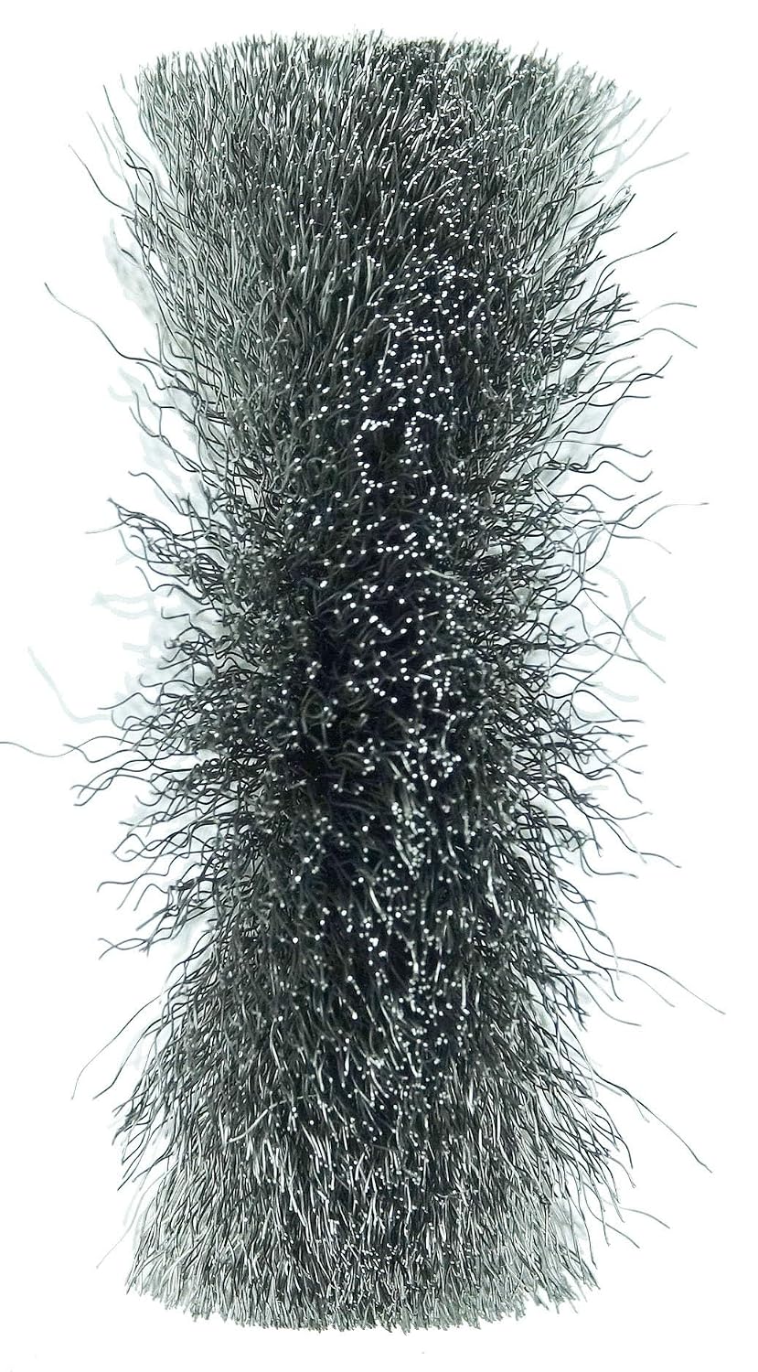 Weiler 15533 3' Crimped Wire Wheel, .006' Steel Fill, 1/2' Arbor Hole, Made in The USA (Pack of 10)