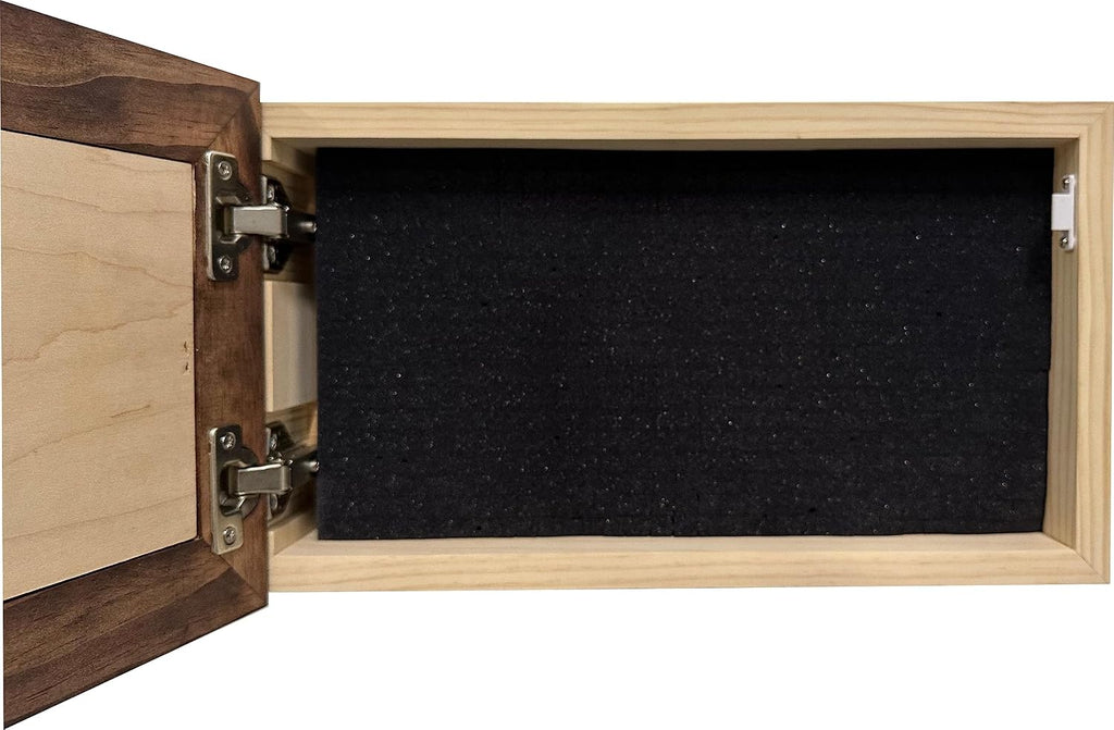Bellewood Designs Customizable Gun Cabinet Wall Decoration - Personalized Gun Safe To Securely Store Your Gun In Plain Sight