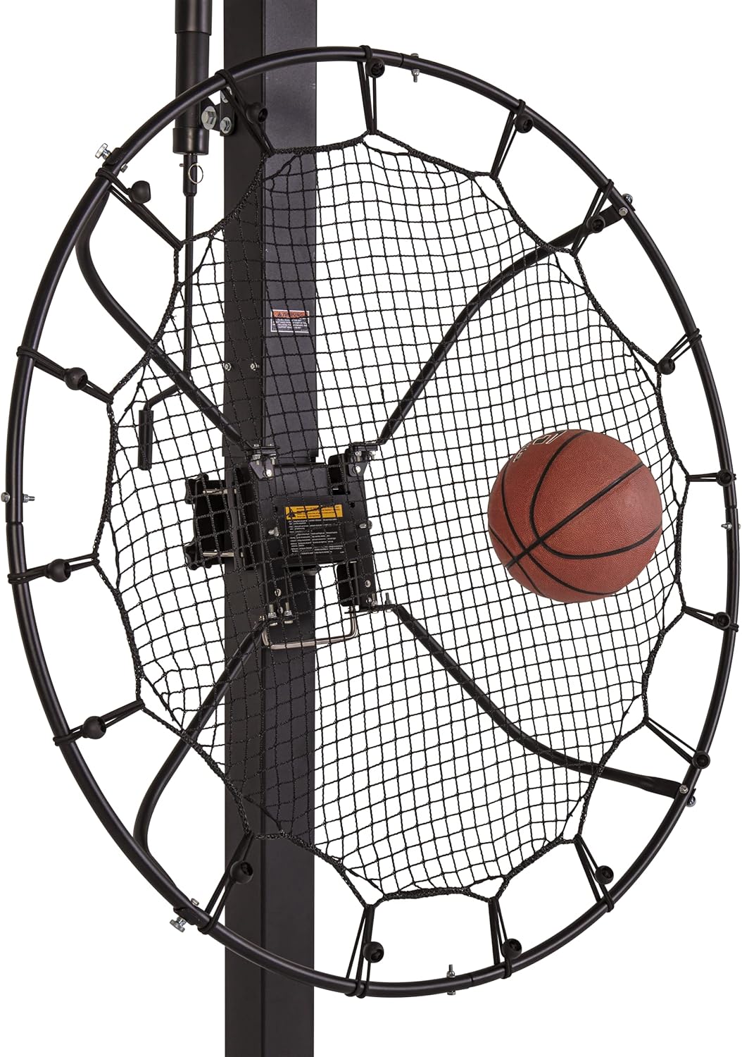 Silverback Multi-Sport Training Rebound Passback Net - Basketball Rebounder - Multisport Rebounder,Black