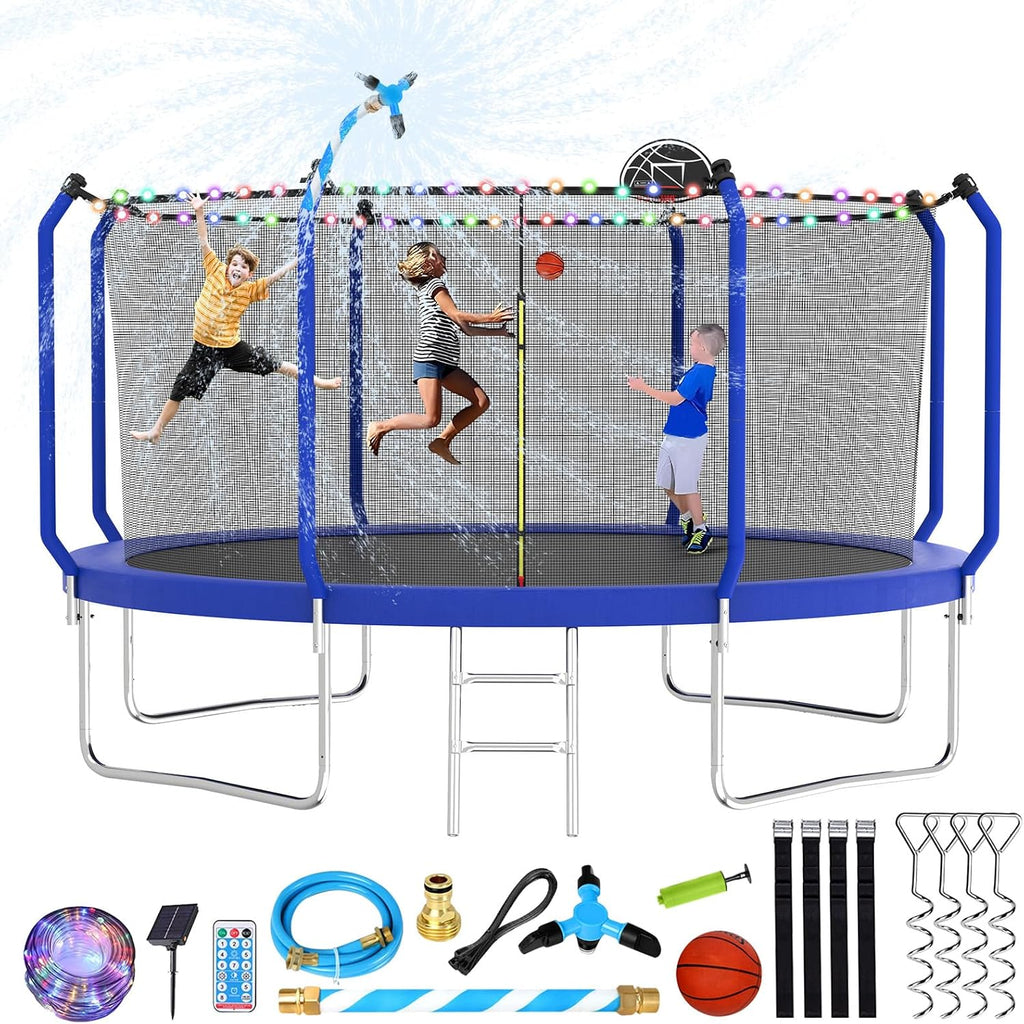 Lyromix Upgraded 16FT Trampoline for Kids and Adults