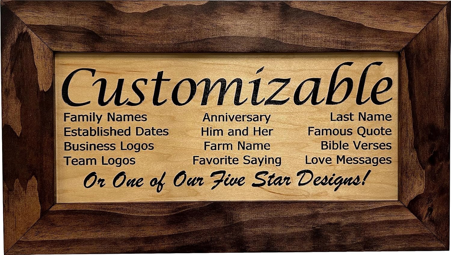 Bellewood Designs Customizable Gun Cabinet Wall Decoration - Personalized Gun Safe To Securely Store Your Gun In Plain Sight