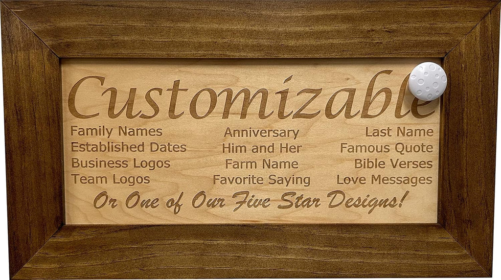 Bellewood Designs Customizable Gun Cabinet Wall Decoration - Personalized Gun Safe To Securely Store Your Gun In Plain Sight