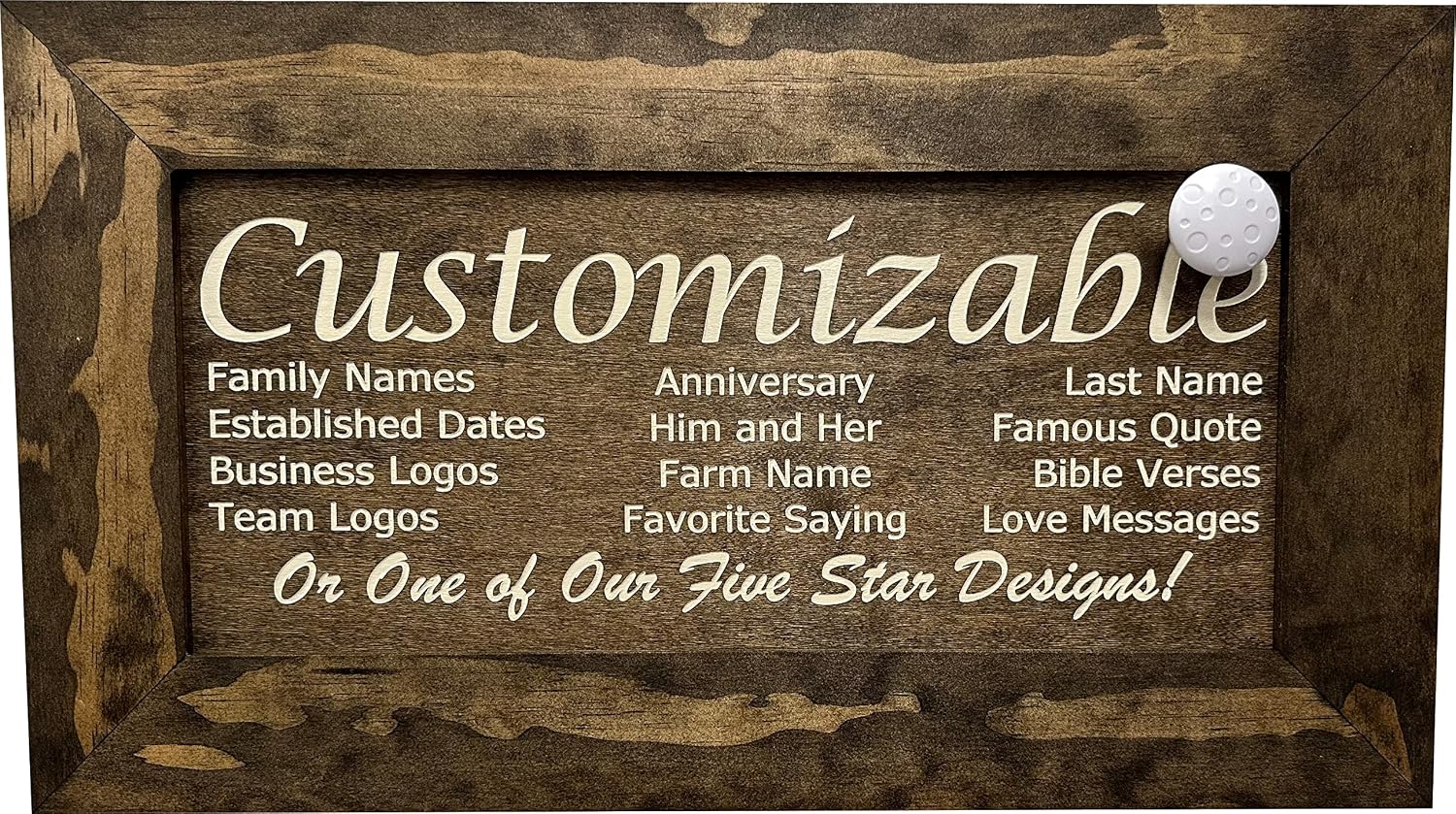 Bellewood Designs Customizable Gun Cabinet Wall Decoration - Personalized Gun Safe To Securely Store Your Gun In Plain Sight