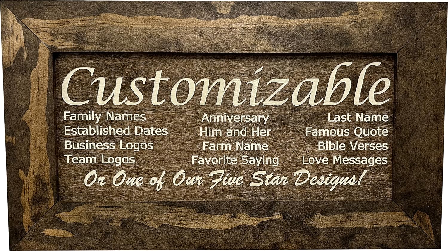 Bellewood Designs Customizable Gun Cabinet Wall Decoration - Personalized Gun Safe To Securely Store Your Gun In Plain Sight