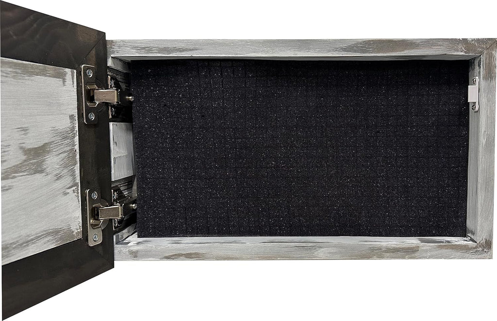 Bellewood Designs Customizable Gun Cabinet Wall Decoration - Personalized Gun Safe To Securely Store Your Gun In Plain Sight