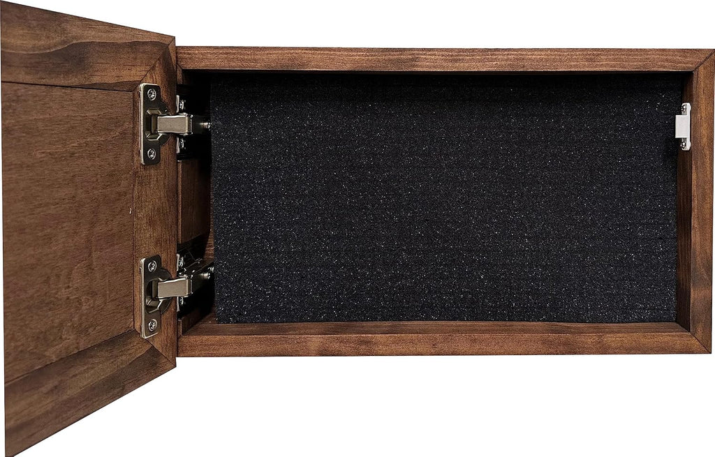 Bellewood Designs Customizable Gun Cabinet Wall Decoration - Personalized Gun Safe To Securely Store Your Gun In Plain Sight