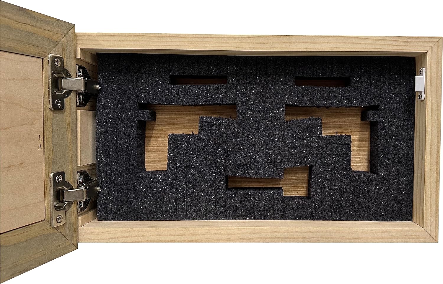 Bellewood Designs Customizable Gun Cabinet Wall Decoration - Personalized Gun Safe To Securely Store Your Gun In Plain Sight