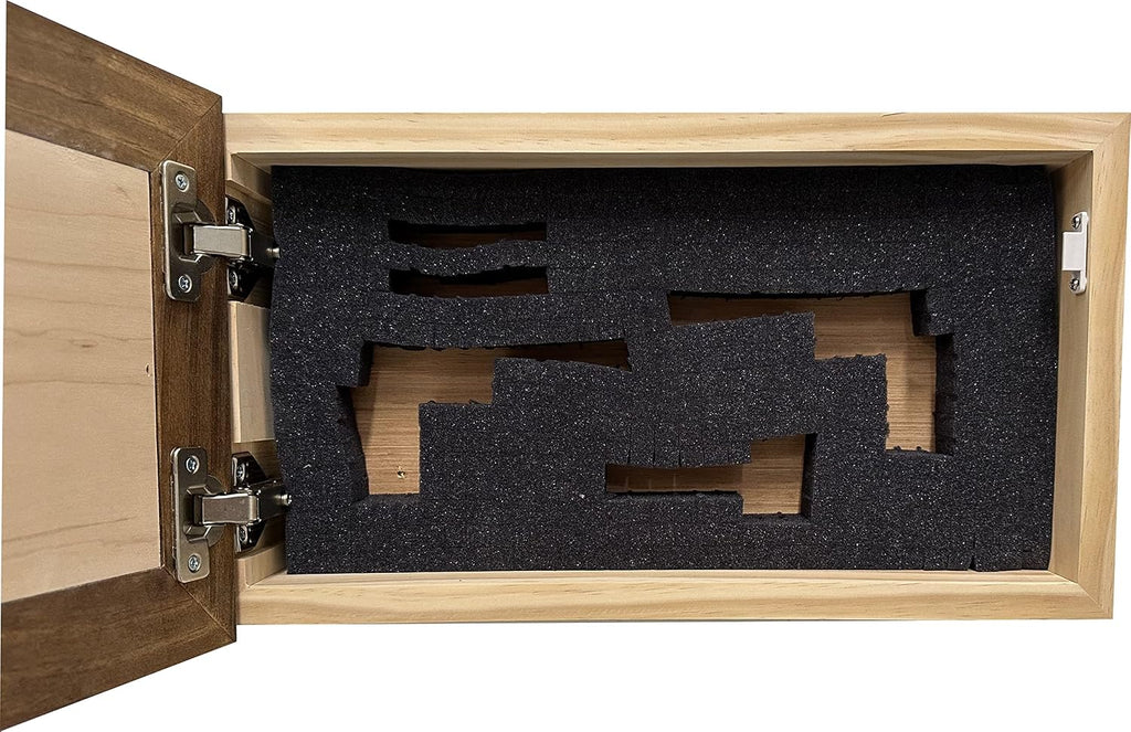 Bellewood Designs Customizable Gun Cabinet Wall Decoration - Personalized Gun Safe To Securely Store Your Gun In Plain Sight