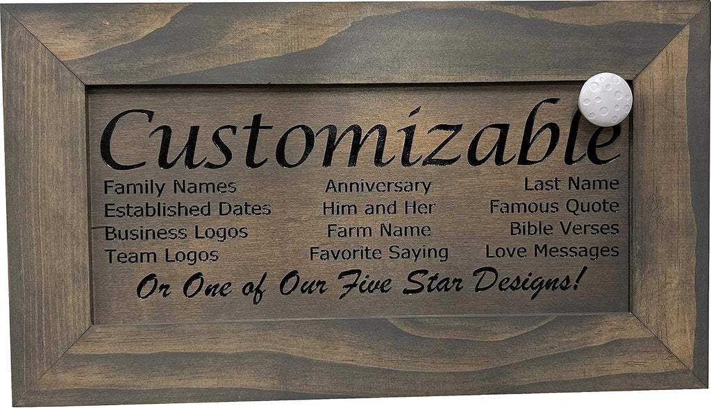 Bellewood Designs Customizable Gun Cabinet Wall Decoration - Personalized Gun Safe To Securely Store Your Gun In Plain Sight