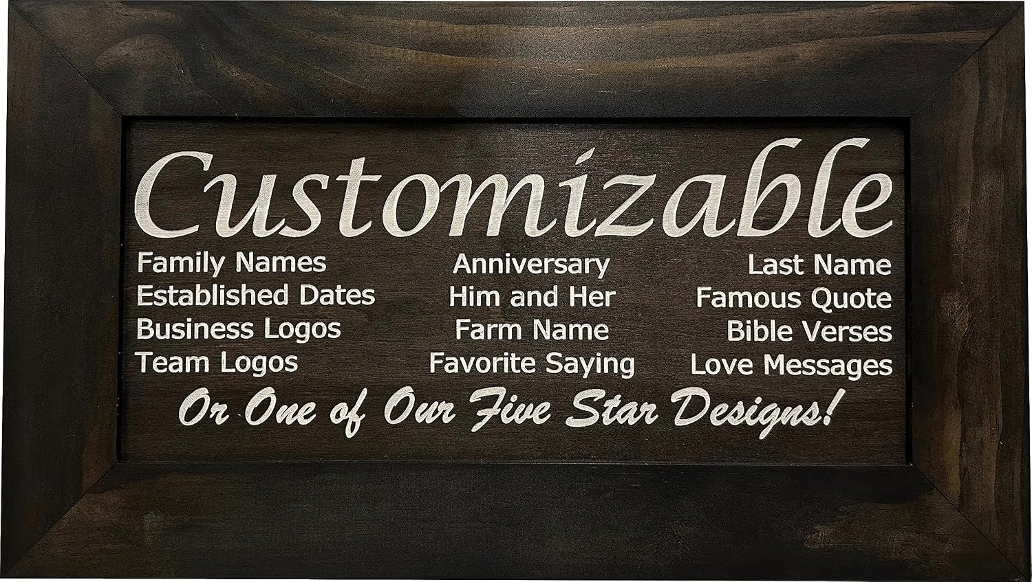 Bellewood Designs Customizable Gun Cabinet Wall Decoration - Personalized Gun Safe To Securely Store Your Gun In Plain Sight