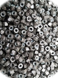 (Qty 500pcs) 1/4-20 Coarse Thread Grade 8 Nylon Insert Hex Lock Stop Nut Plain 1/4x20 Hardware Fastener Kit Set RV7790S