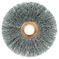 Weiler 15553 3' Crimped Wire Wheel, .0104' Steel Fill, 1/2' Arbor Hole, Made in The USA (Pack of 10)