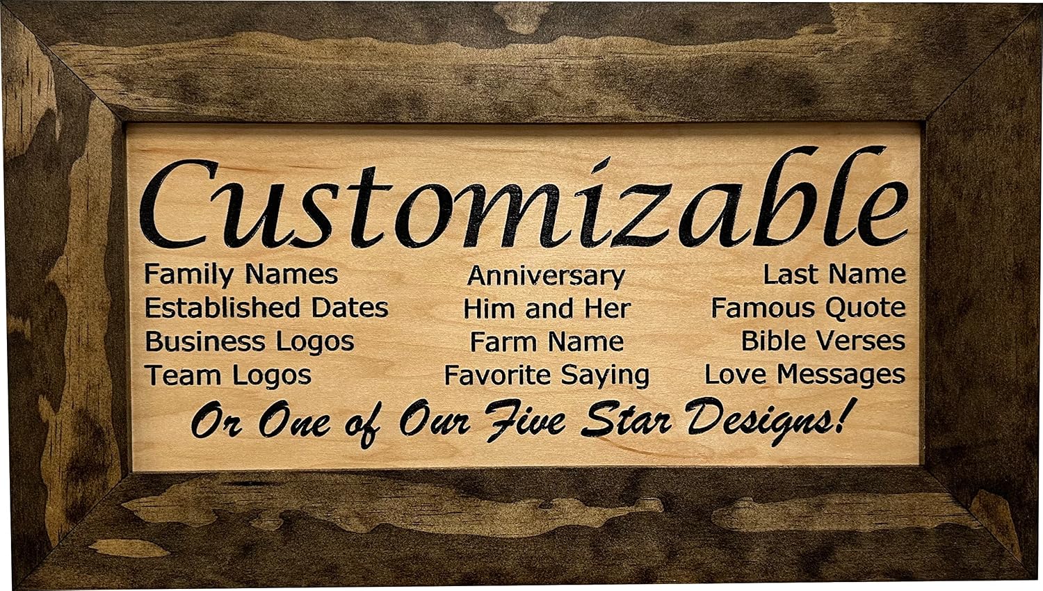 Bellewood Designs Customizable Gun Cabinet Wall Decoration - Personalized Gun Safe To Securely Store Your Gun In Plain Sight