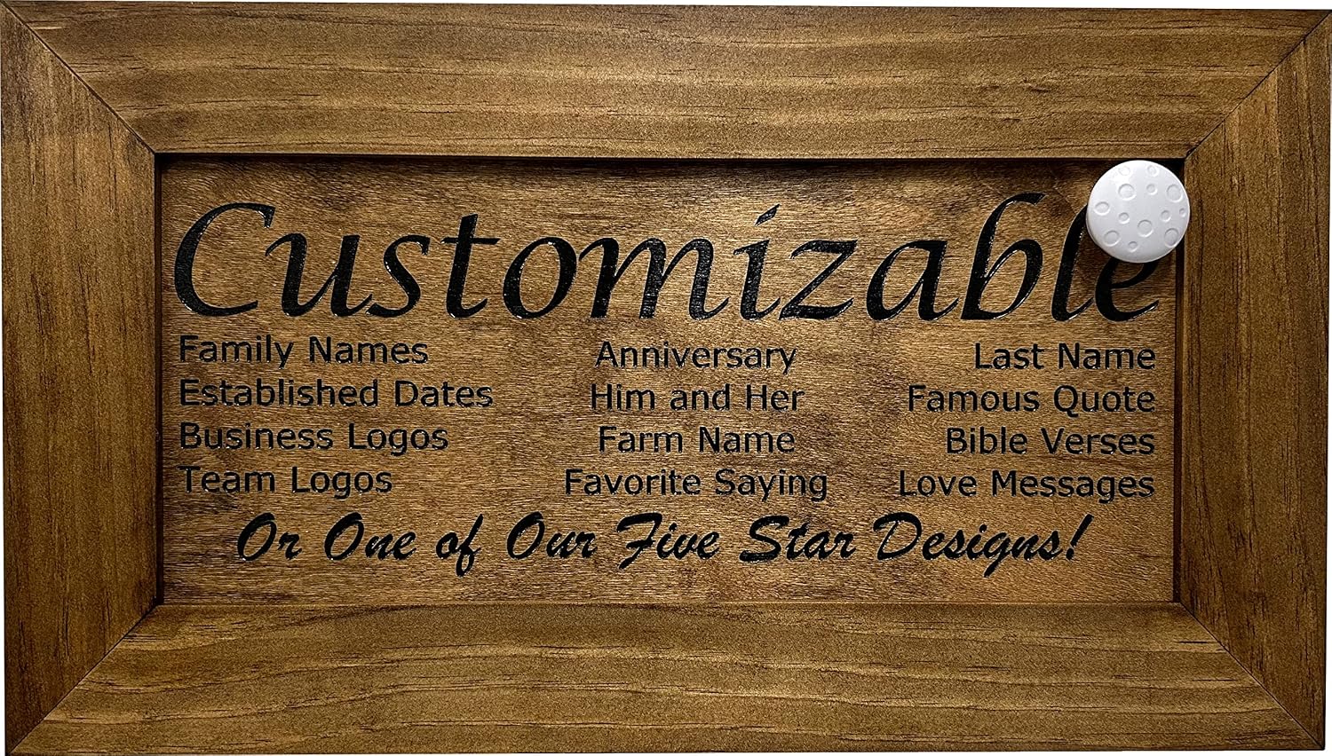 Bellewood Designs Customizable Gun Cabinet Wall Decoration - Personalized Gun Safe To Securely Store Your Gun In Plain Sight