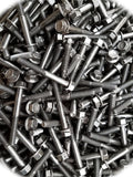 (Qty 200pcs) 1/4-20x2 Grade 8 Hex Head Flange/Frame Bolt/Cap Screws 1/4 x 2' inch Hardware Fastener Kit Set RV7596S