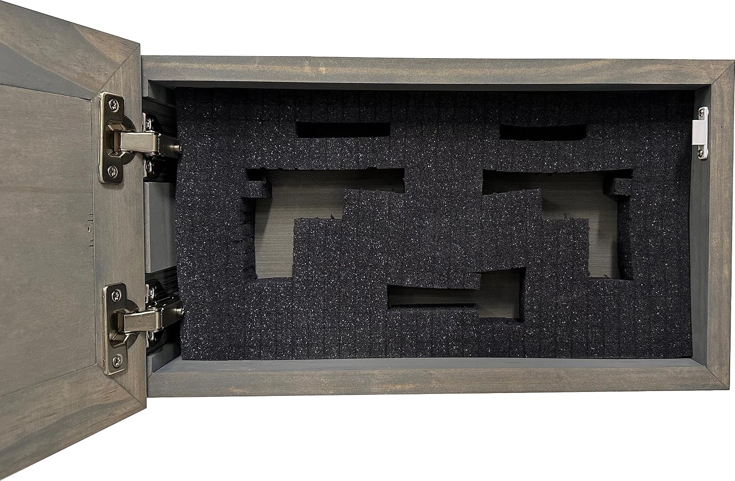 Bellewood Designs Customizable Gun Cabinet Wall Decoration - Personalized Gun Safe To Securely Store Your Gun In Plain Sight