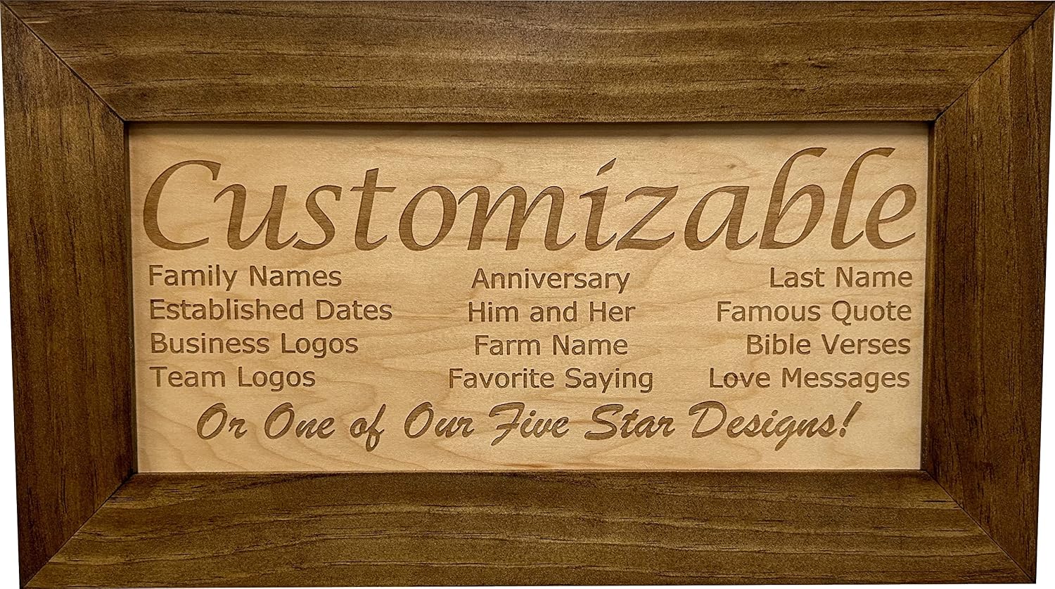 Bellewood Designs Customizable Gun Cabinet Wall Decoration - Personalized Gun Safe To Securely Store Your Gun In Plain Sight