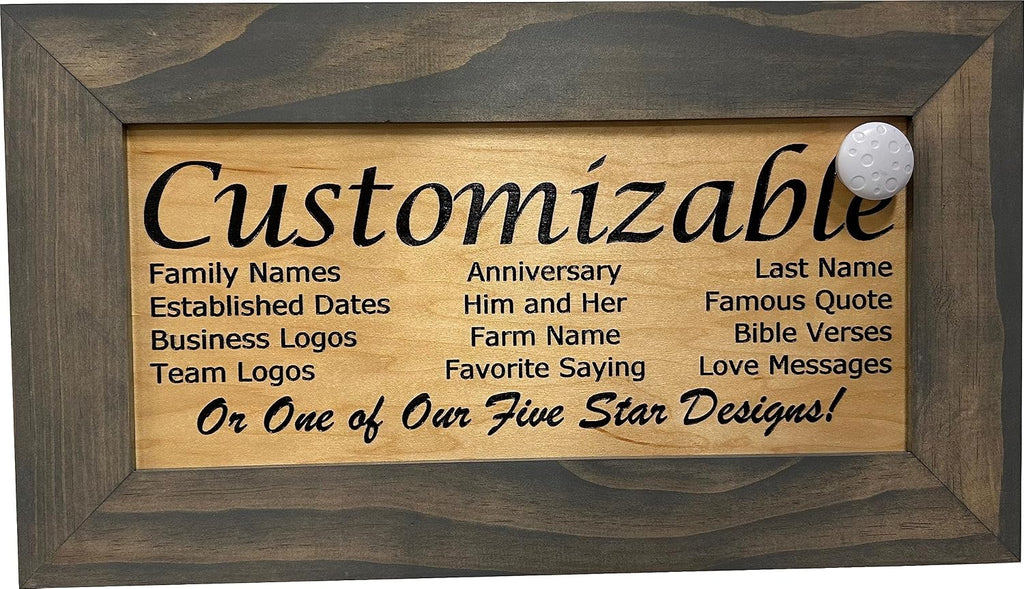 Bellewood Designs Customizable Gun Cabinet Wall Decoration - Personalized Gun Safe To Securely Store Your Gun In Plain Sight