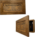 Bellewood Designs Customizable Gun Cabinet Wall Decoration - Personalized Gun Safe To Securely Store Your Gun In Plain Sight