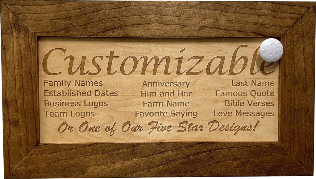 Bellewood Designs Customizable Gun Cabinet Wall Decoration - Personalized Gun Safe To Securely Store Your Gun In Plain Sight