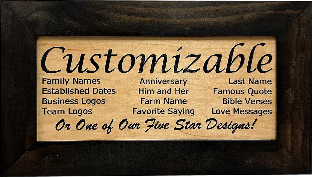 Bellewood Designs Customizable Gun Cabinet Wall Decoration - Personalized Gun Safe To Securely Store Your Gun In Plain Sight