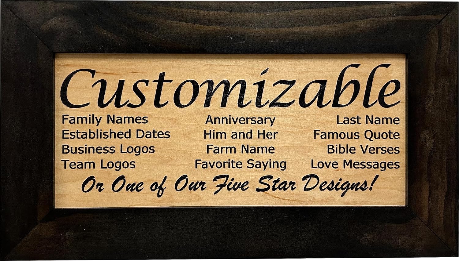 Bellewood Designs Customizable Gun Cabinet Wall Decoration - Personalized Gun Safe To Securely Store Your Gun In Plain Sight