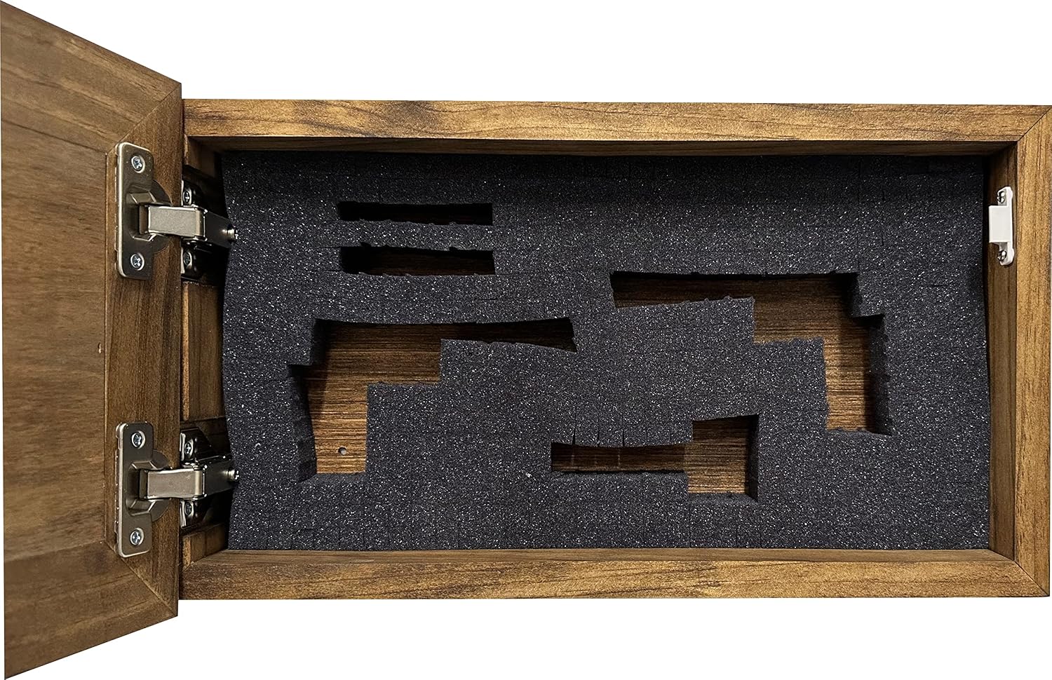 Bellewood Designs Customizable Gun Cabinet Wall Decoration - Personalized Gun Safe To Securely Store Your Gun In Plain Sight