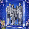 STRONGUS Personalized 3D Crystal Photo Gift for Dad – Custom Engraved Picture in Premium Optical Crystal – Personalized Keepsake for Dad, Grandpa, Husband, Father, Papa – Custom Photo Memorial Gift – Made in USA (XXXL)