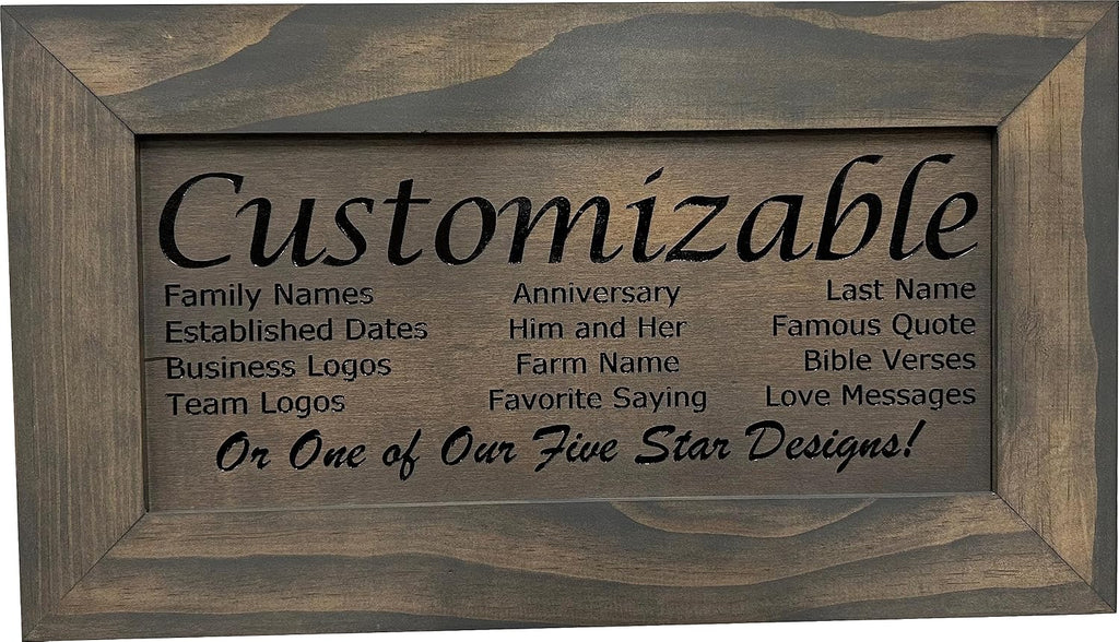 Bellewood Designs Customizable Gun Cabinet Wall Decoration - Personalized Gun Safe To Securely Store Your Gun In Plain Sight