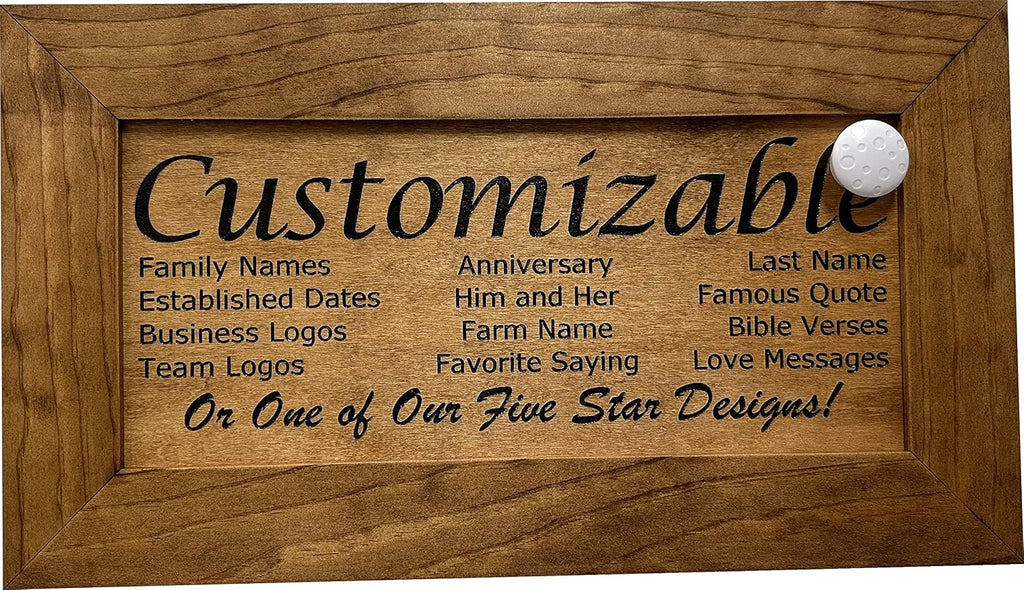 Bellewood Designs Customizable Gun Cabinet Wall Decoration - Personalized Gun Safe To Securely Store Your Gun In Plain Sight
