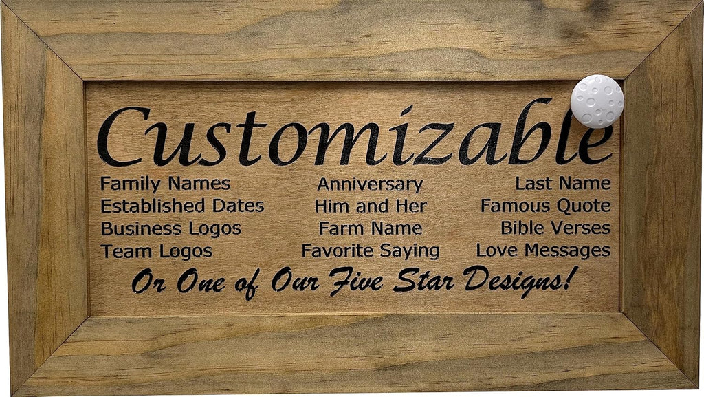 Bellewood Designs Customizable Gun Cabinet Wall Decoration - Personalized Gun Safe To Securely Store Your Gun In Plain Sight
