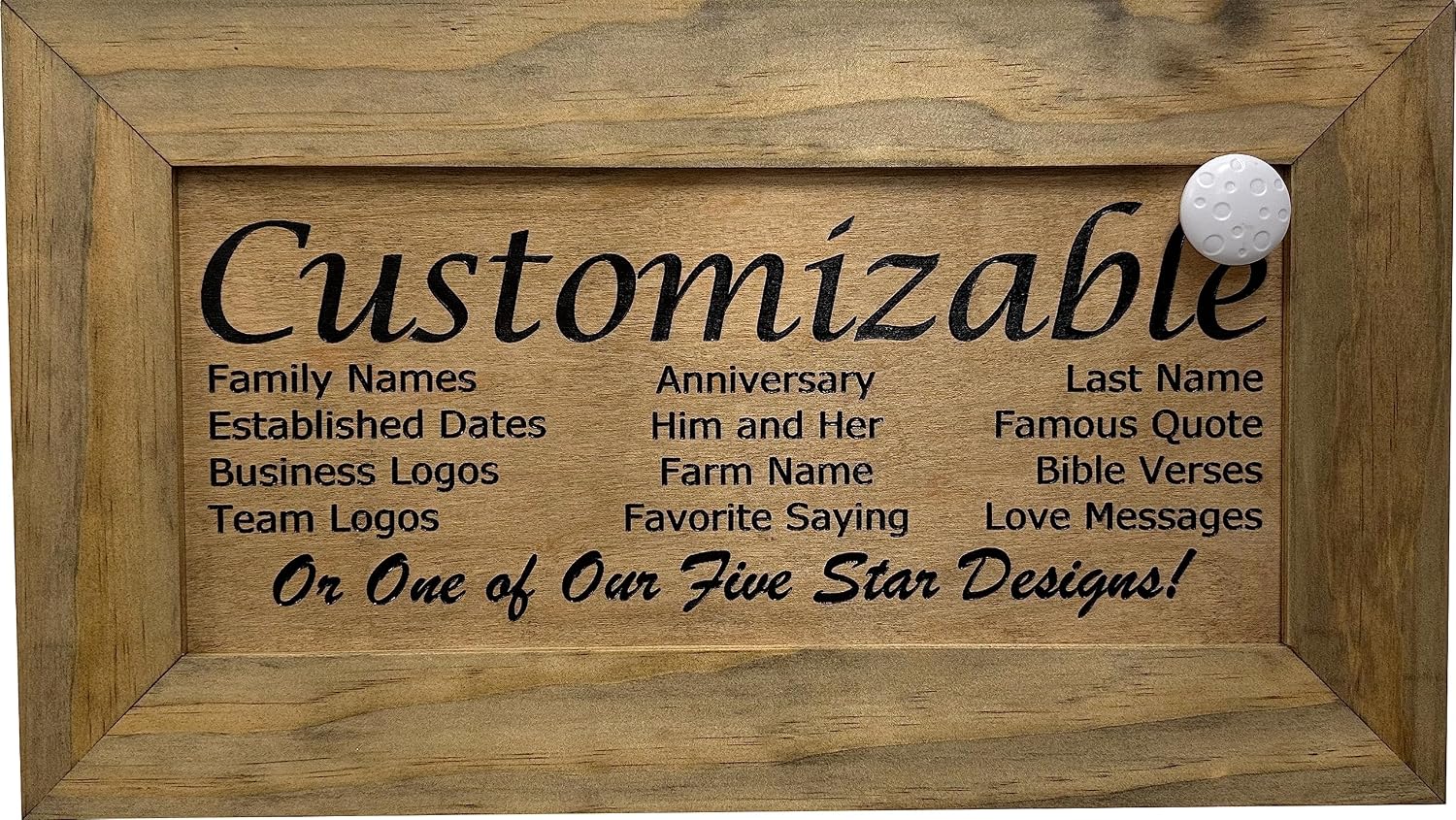 Bellewood Designs Customizable Gun Cabinet Wall Decoration - Personalized Gun Safe To Securely Store Your Gun In Plain Sight