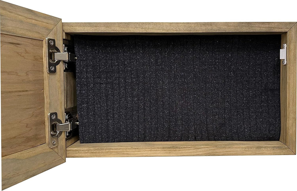 Bellewood Designs Customizable Gun Cabinet Wall Decoration - Personalized Gun Safe To Securely Store Your Gun In Plain Sight
