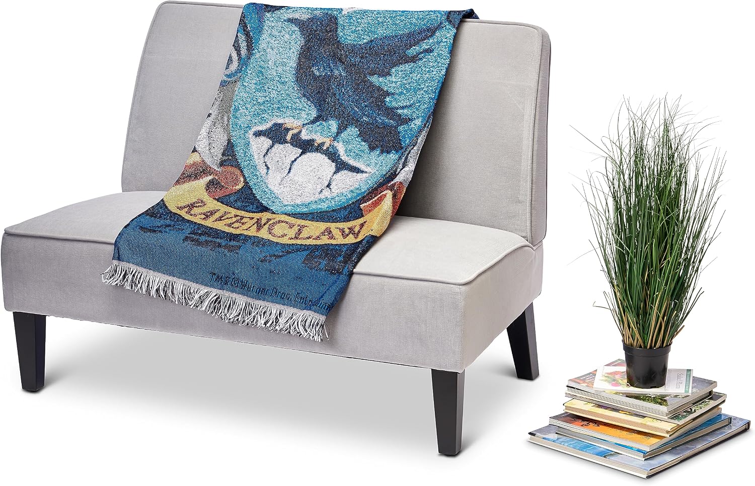 Northwest Harry Potter Woven Tapestry Throw Blanket, Designer Home Décor, Modern, Unique Gift, 48' x 60', Ravenclaw Crest (Pack of 6)