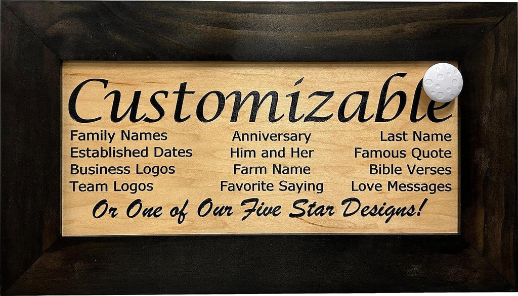 Bellewood Designs Customizable Gun Cabinet Wall Decoration - Personalized Gun Safe To Securely Store Your Gun In Plain Sight