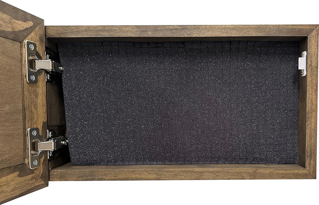 Bellewood Designs Customizable Gun Cabinet Wall Decoration - Personalized Gun Safe To Securely Store Your Gun In Plain Sight