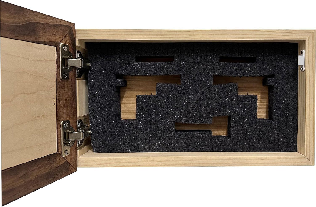 Bellewood Designs Customizable Gun Cabinet Wall Decoration - Personalized Gun Safe To Securely Store Your Gun In Plain Sight