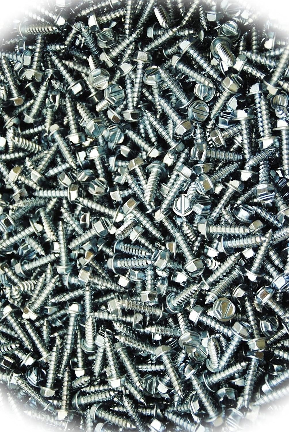 New Pack of (400) Slotted Hex Washer 1/4 x 1 Sheet Metal Screw Type A Zinc #14 SMS Multi-Purpose Comprehensive Hardware Fastener Assortment Kit MoPNEM02506