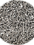 (Qty 250pcs) 1/4-20x1 Stainless Serrated Hex Head Flange Bolts Screws 1/4x20x1 1/4x20 Hardware Fastener Kit Set RV8426S