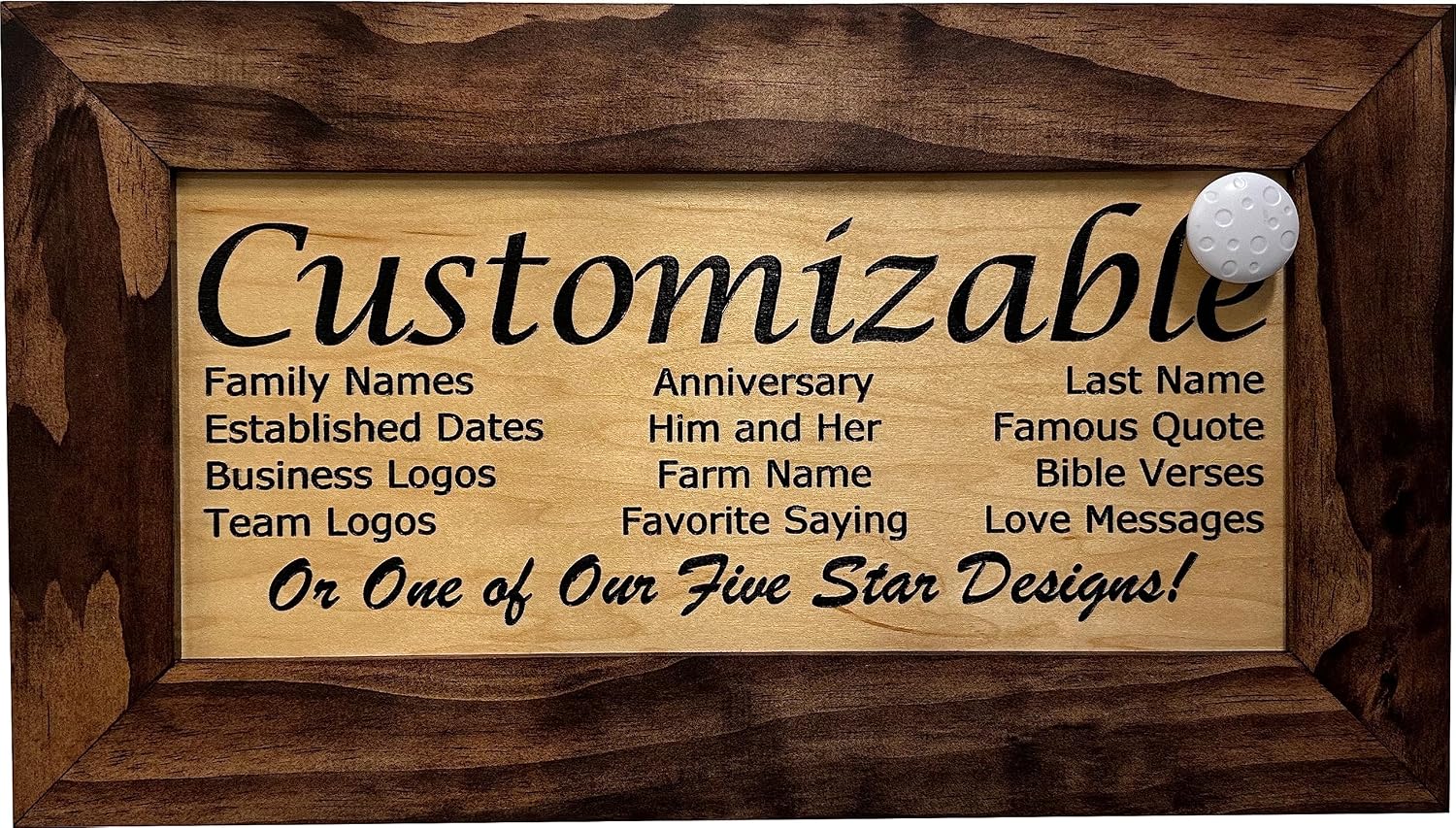 Bellewood Designs Customizable Gun Cabinet Wall Decoration - Personalized Gun Safe To Securely Store Your Gun In Plain Sight