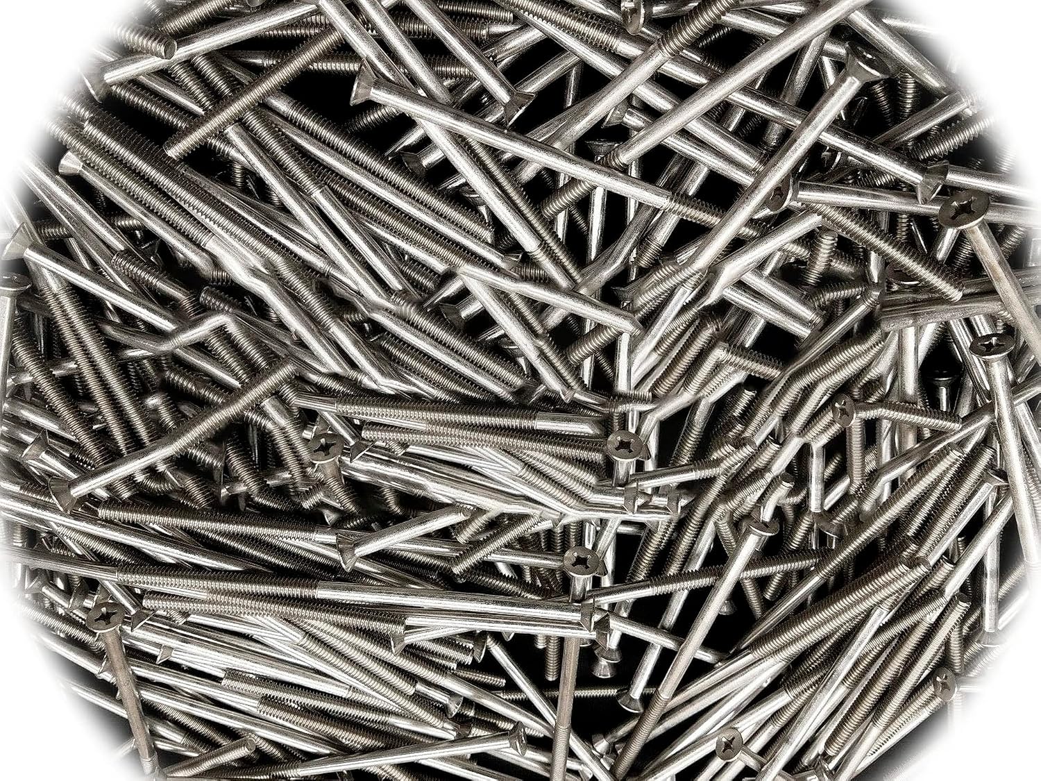 (Qty 10pcs) 1/4-20x6 Socket Allen Head Cap Screw Stainless Steel 1/4 x 6' inch .250 x 6.00 Multi-Purpose Comprehensive Hardware Fastener Assortment Kit Cit01969Riv