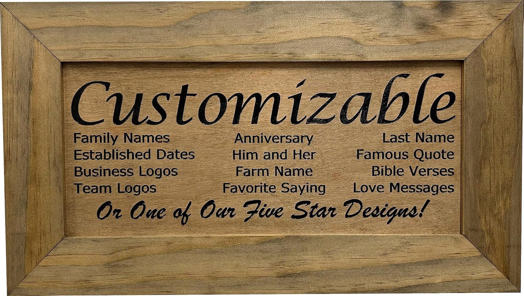 Bellewood Designs Customizable Gun Cabinet Wall Decoration - Personalized Gun Safe To Securely Store Your Gun In Plain Sight