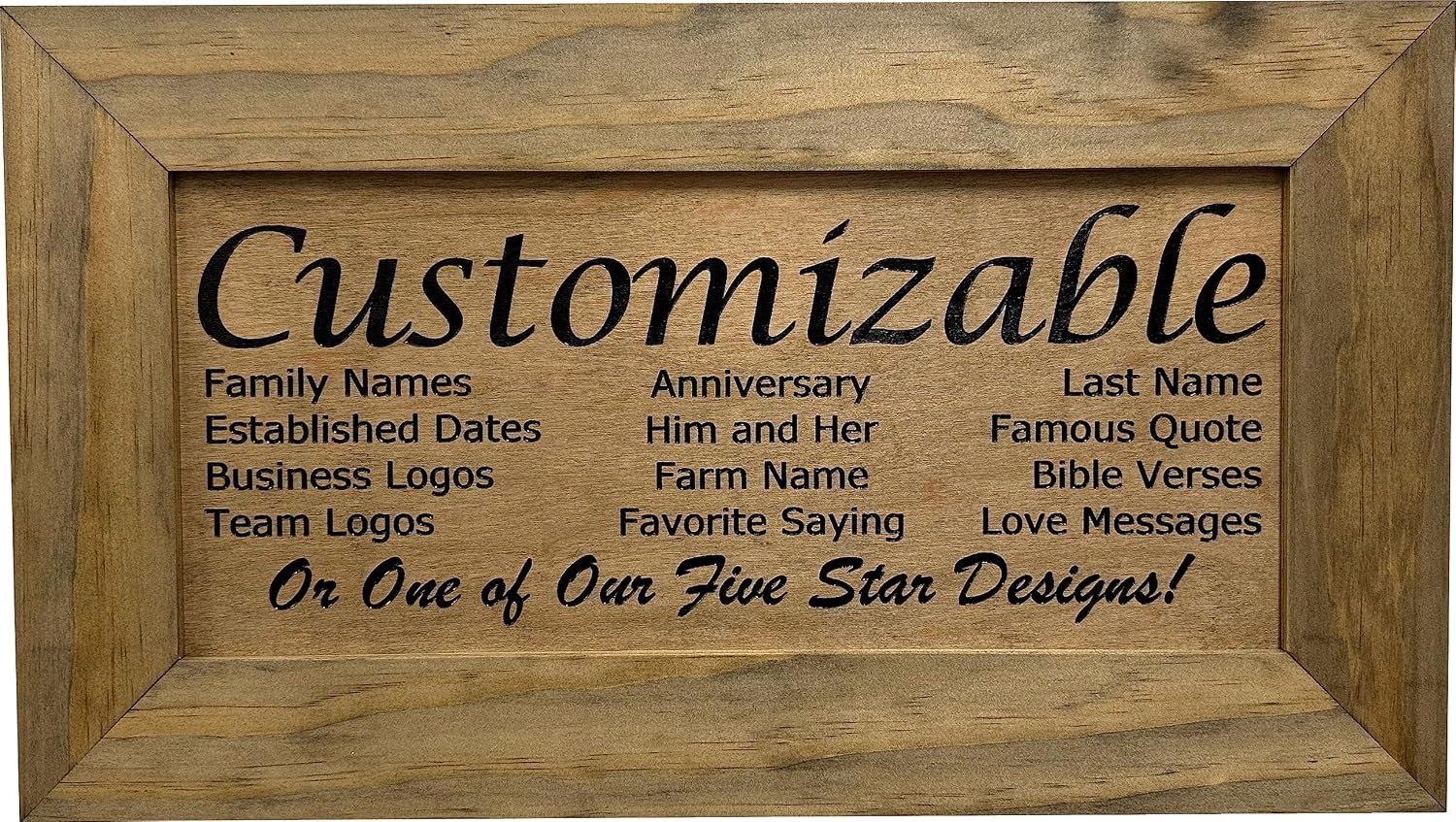 Bellewood Designs Customizable Gun Cabinet Wall Decoration - Personalized Gun Safe To Securely Store Your Gun In Plain Sight